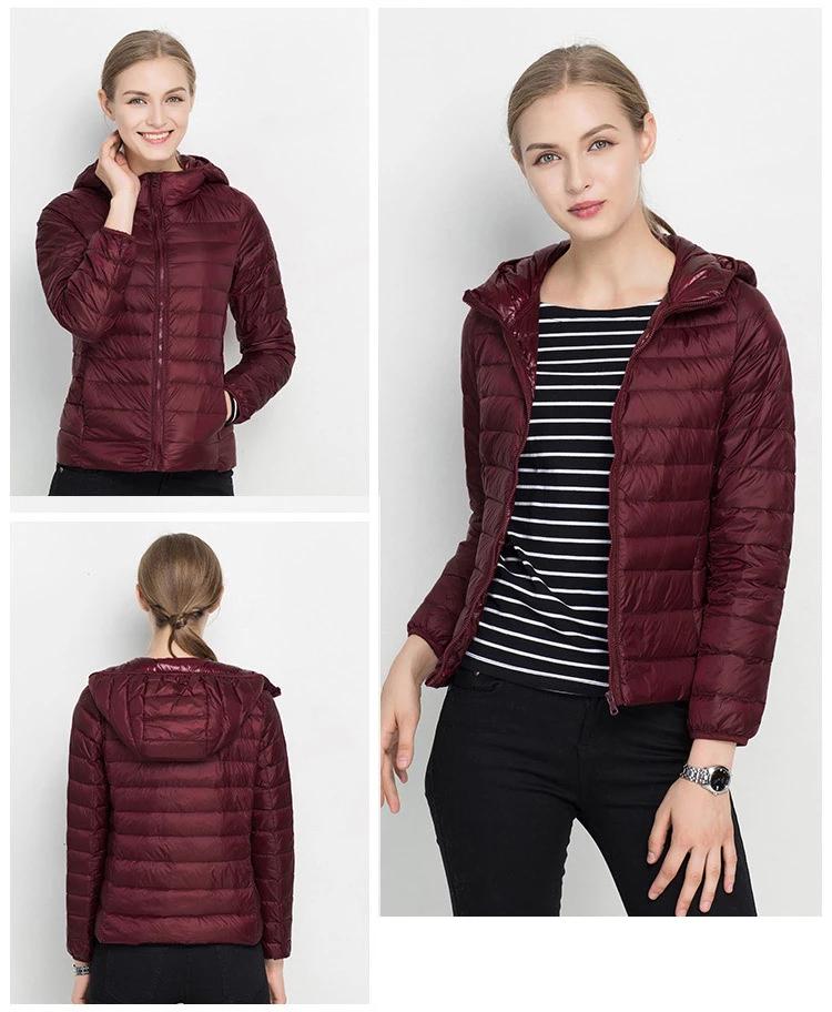 Dames Lichtgewicht Gewatteerde Donsjas – Puffer jas met Donsvulling, Casual Outdoor Tussenjas voor Herfst en Winter