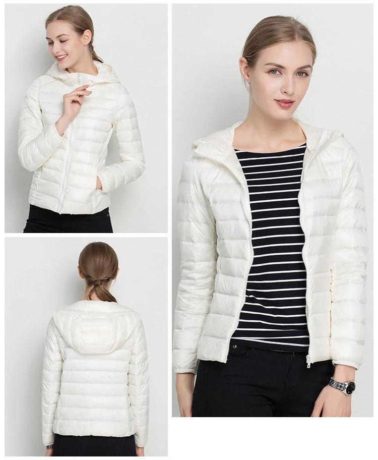 Dames Lichtgewicht Gewatteerde Donsjas – Puffer jas met Donsvulling, Casual Outdoor Tussenjas voor Herfst en Winter