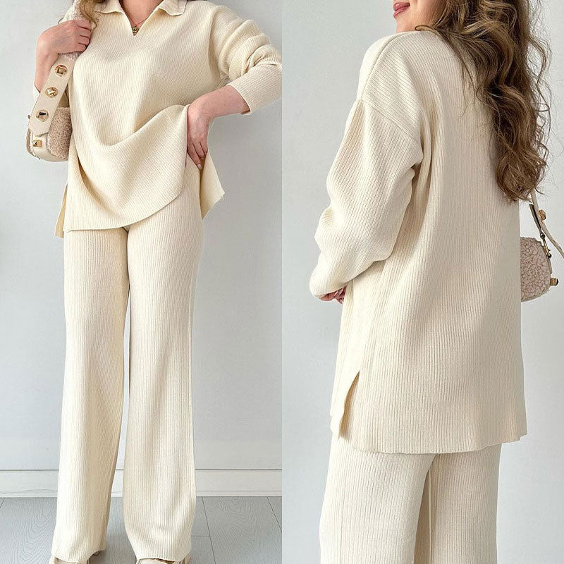 Giulietta - V-Hals Top en Wijde Broek