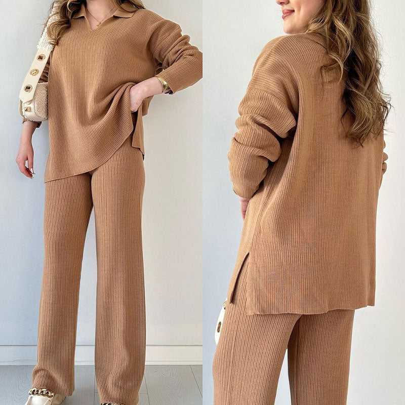 Giulietta - V-Hals Top en Wijde Broek