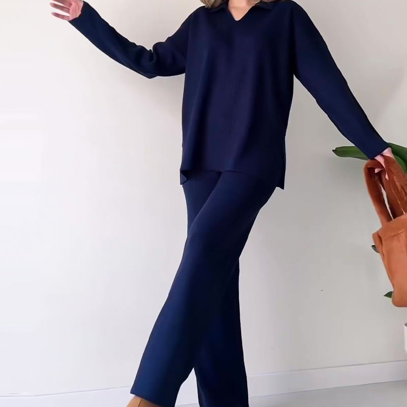 Giulietta - V-Hals Top en Wijde Broek