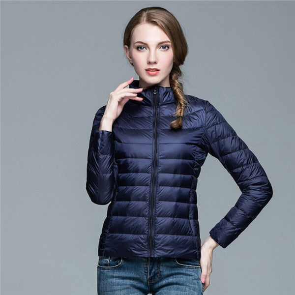 Dames Lichtgewicht Donsjas โ Gewatteerde Puffer Tussenjas voor Herfst en Winter, Casual Outdoor