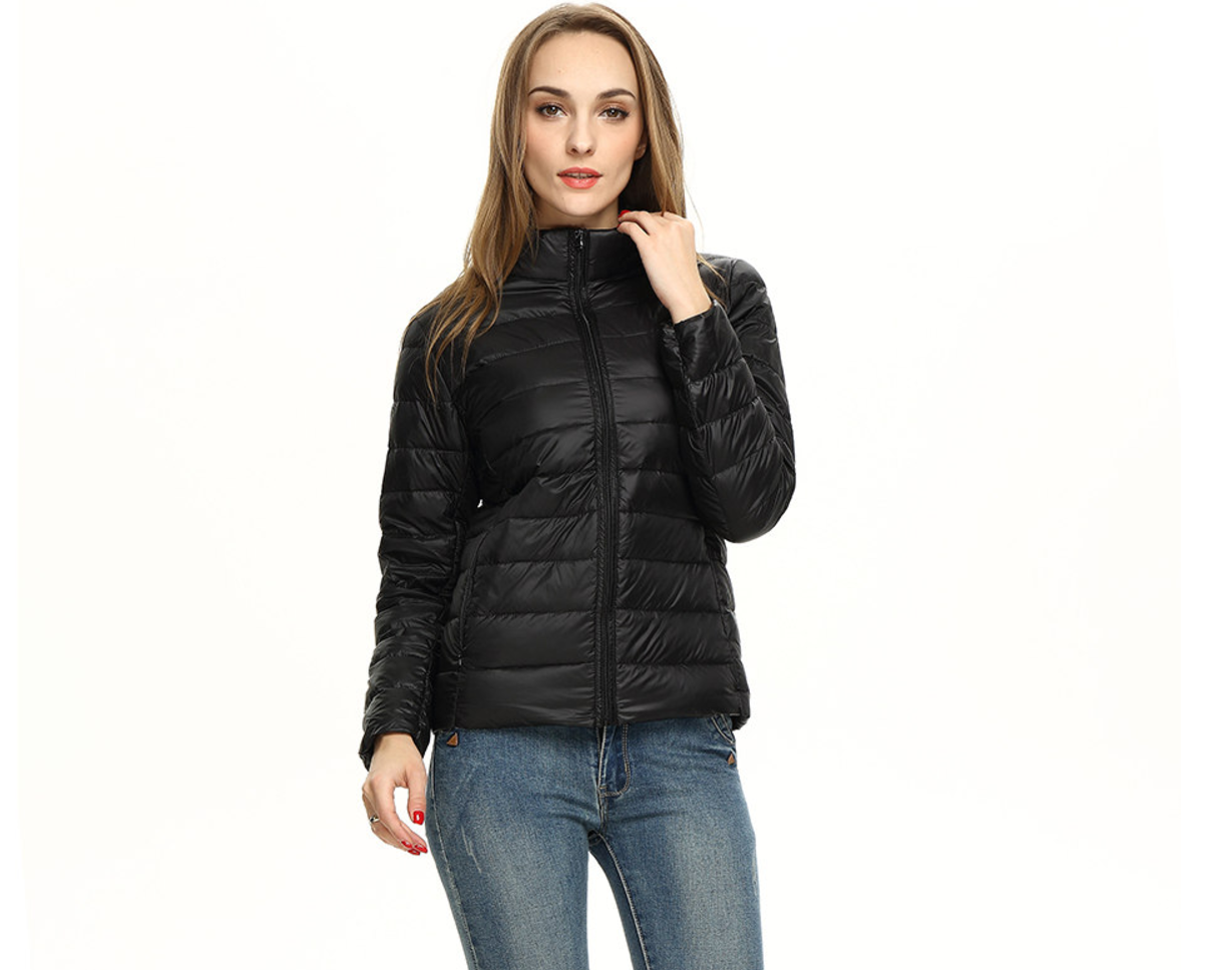 Dames Lichtgewicht Donsjas โ Gewatteerde Puffer Tussenjas voor Herfst en Winter, Casual Outdoor