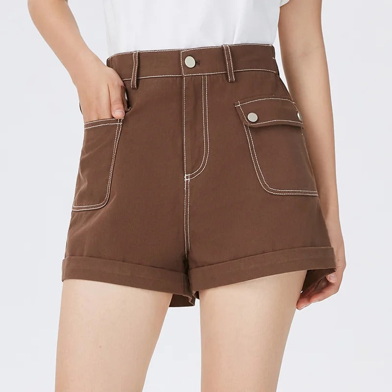 Elodie - A-lijn Shorts van Puur Katoen