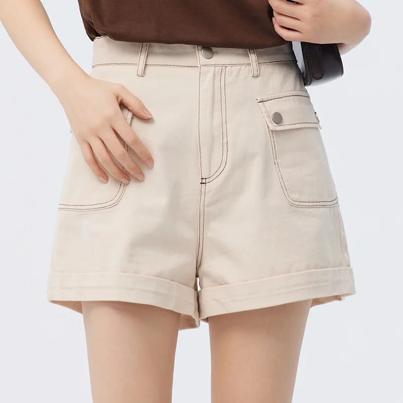 Elodie - A-lijn Shorts van Puur Katoen