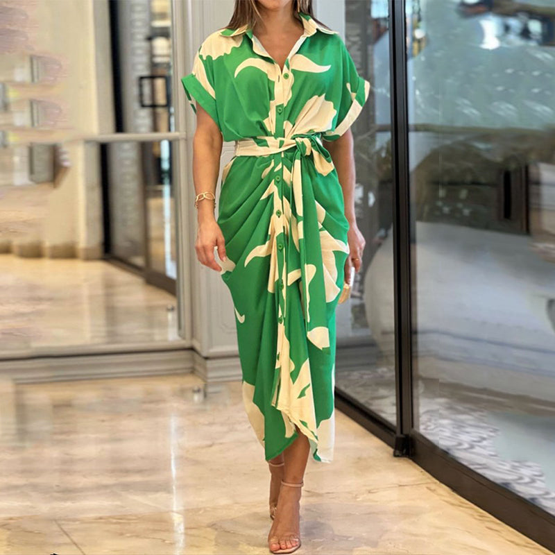 Sophie - Chic Maxi Jurk met Strik voor de Zomer