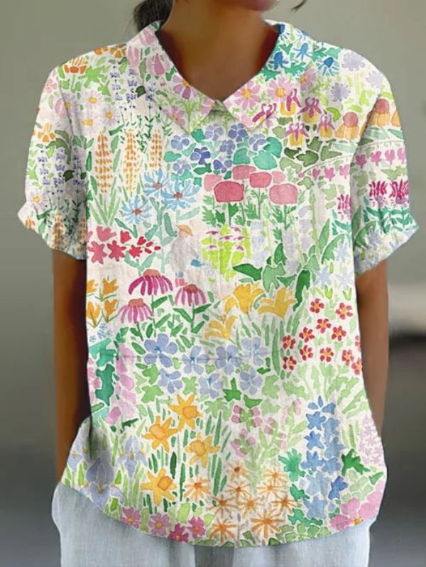 Jovina - Bamboo Katoen-Linnen Blouse