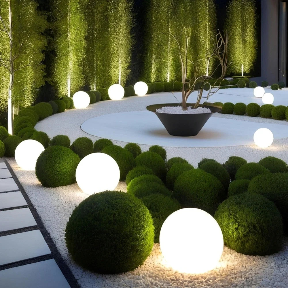 Bolvormige Tuinlamp LED met Afstandsbediening en Solar Optie
