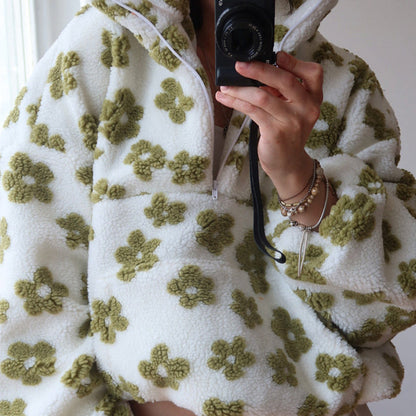 Dames Fleece Sweatshirt met Grote Zak – Zwart, Casual en Comfortabel voor Koude Dagen