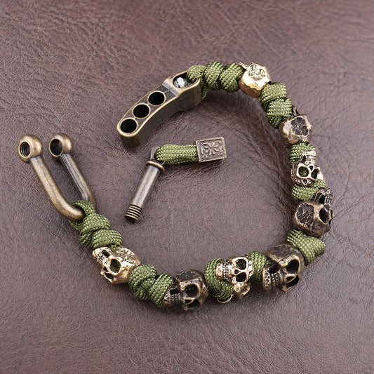 Dames Schedel Armband – Gothic Legering Verstelbaar