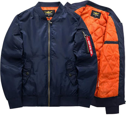 Heren Bomberjack Gewatteerd met Rits en Steekzakken