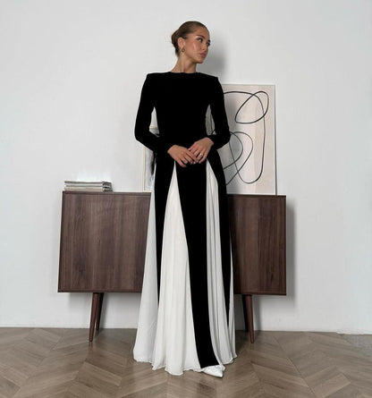 Livia - Chic Maxi Jurk met Vloeiende Pasvorm