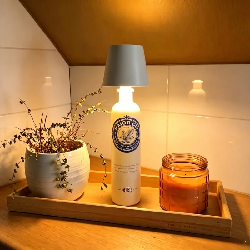 Flessenlamp LED Oplaadbaar - Dimbare Sfeerverlichting voor Flessen