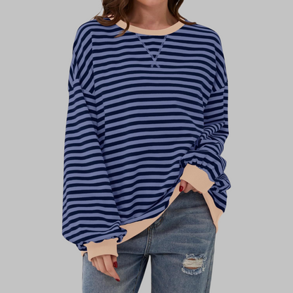 Dames Oversized Sweatshirt – Casual, Lange Mouwen, Ronde Hals, Geschikt voor Dagelijks Gebruik