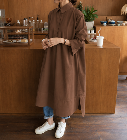 Odette - Oversized Overhemdjurk