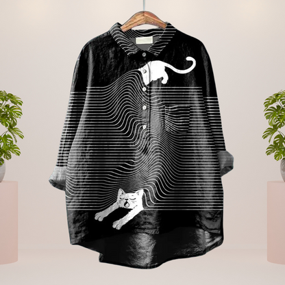 Dames Shirt met Kleurrijke Print