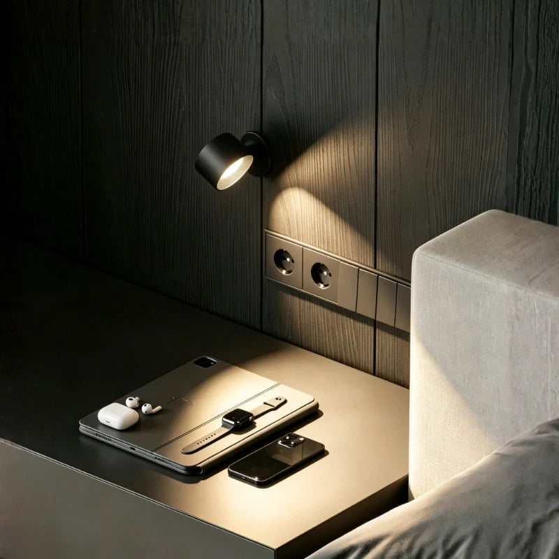 Draadloze Wandlamp met Magneetbevestiging en Dimfunctie