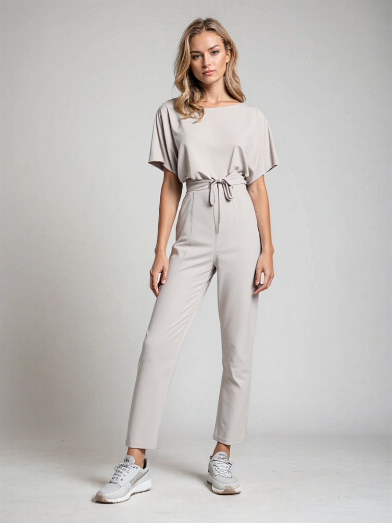 Sophie - Speelse Dames Jumpsuit met Korte Mouwen