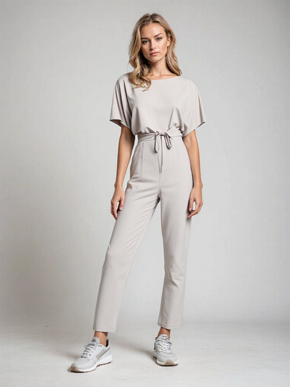 Sophie - Speelse Dames Jumpsuit met Korte Mouwen