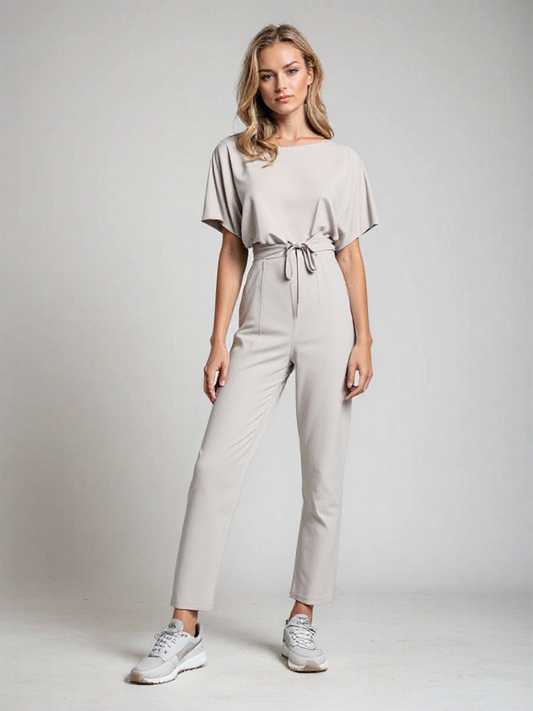 Sophie - Speelse Dames Jumpsuit met Korte Mouwen
