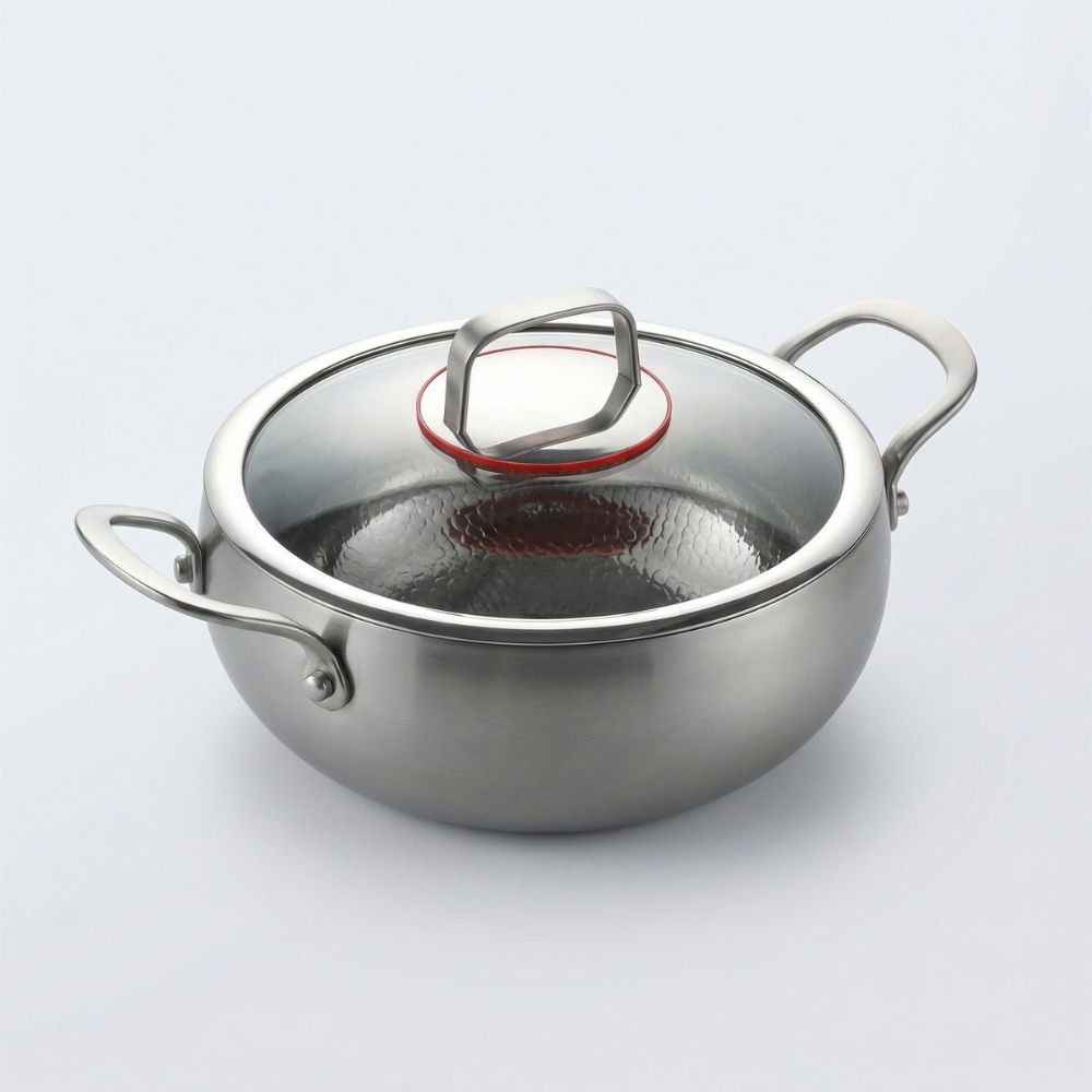 Diepe Titanium Braadpan - Anti-aanbak Zonder Coating