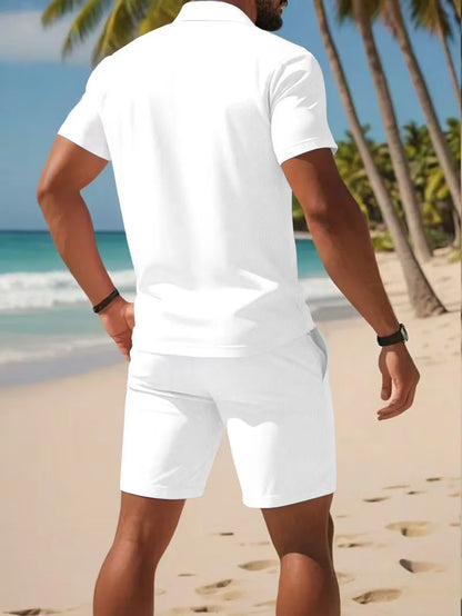 Heren Polo Set met Short - Zomer Co-ord Tweedelig