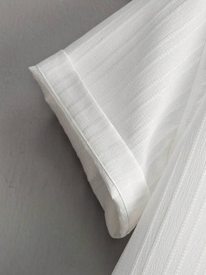 Heren Slim Fit Set – Met Opstaande Kraag, Geschikt voor Casual en Werkgebruik