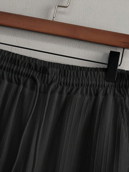 Heren Slim Fit Set – Met Opstaande Kraag, Geschikt voor Casual en Werkgebruik