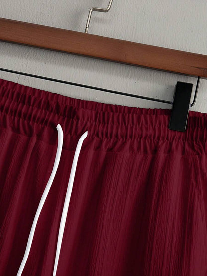 Heren Slim Fit Set – Met Opstaande Kraag, Geschikt voor Casual en Werkgebruik