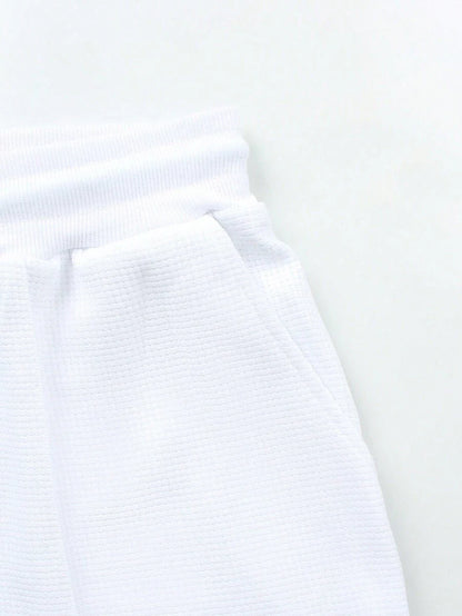 Heren Slim Fit Set – Casual Polo en Shorts voor Zomergebruik