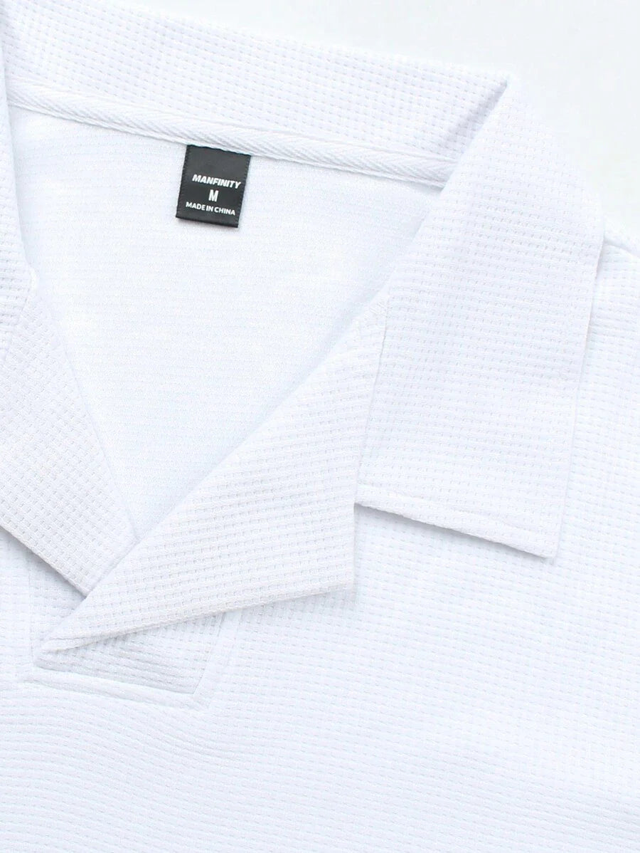 Heren Slim Fit Set – Casual Polo en Shorts voor Zomergebruik