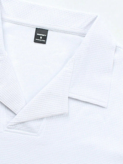 Heren Slim Fit Set – Casual Polo en Shorts voor Zomergebruik