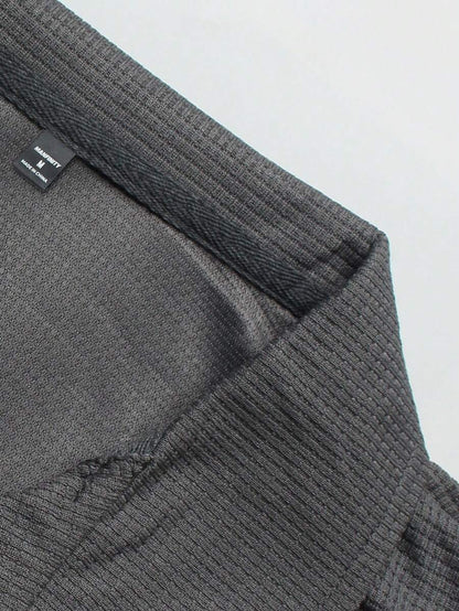 Heren Slim Fit Set – Casual Polo en Shorts voor Zomergebruik