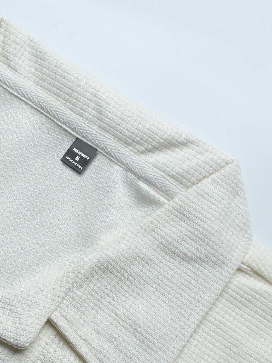 Heren Slim Fit Set – Casual Polo en Shorts voor Zomergebruik