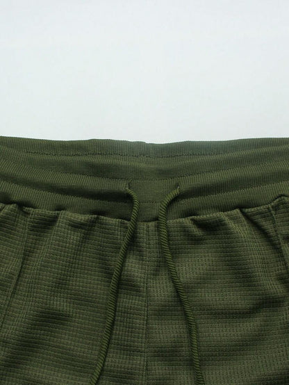 Heren Slim Fit Set – Casual Polo en Shorts voor Zomergebruik