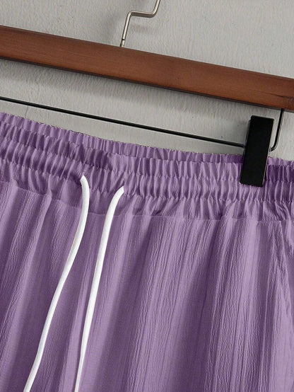 Heren Slim Fit Set – Met Opstaande Kraag, Geschikt voor Casual en Werkgebruik