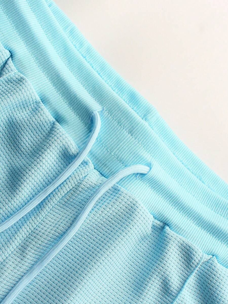 Heren Slim Fit Set – Casual Polo en Shorts voor Zomergebruik