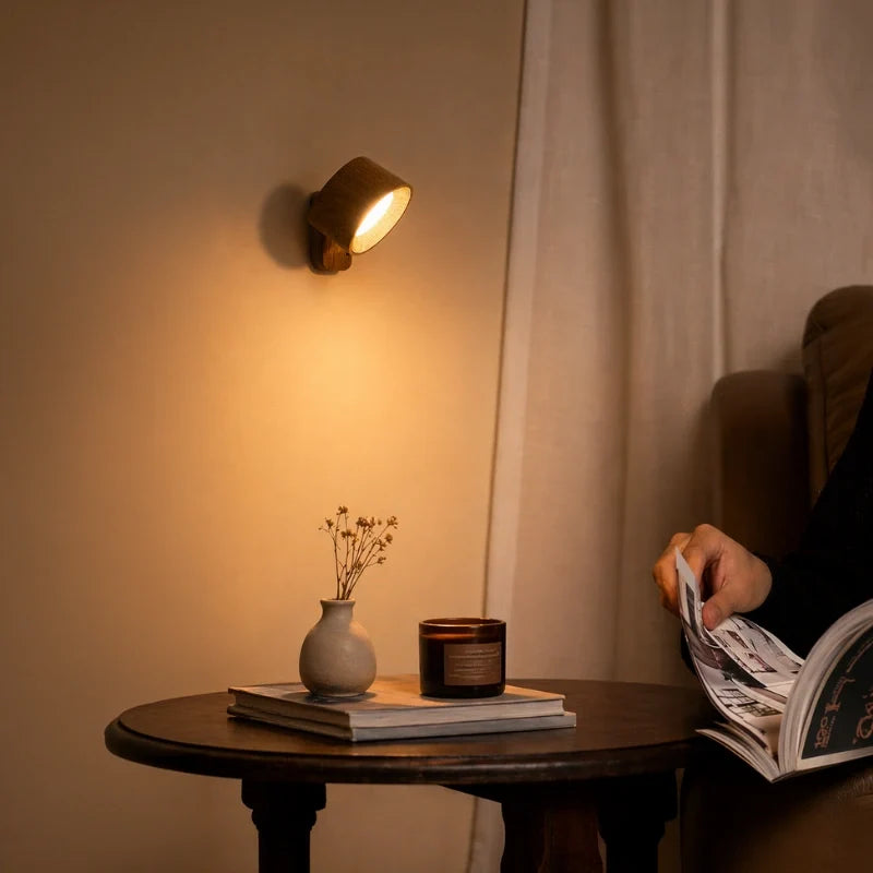Draadloze Wandlamp met Magneetbevestiging en Dimfunctie