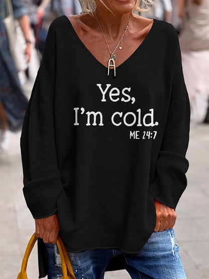 Dames Oversized V-hals Hoodie – Casual trui met capuchon voor dagelijks gebruik