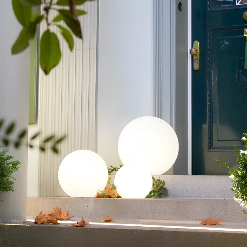 Bolvormige Tuinlamp LED met Afstandsbediening en Solar Optie