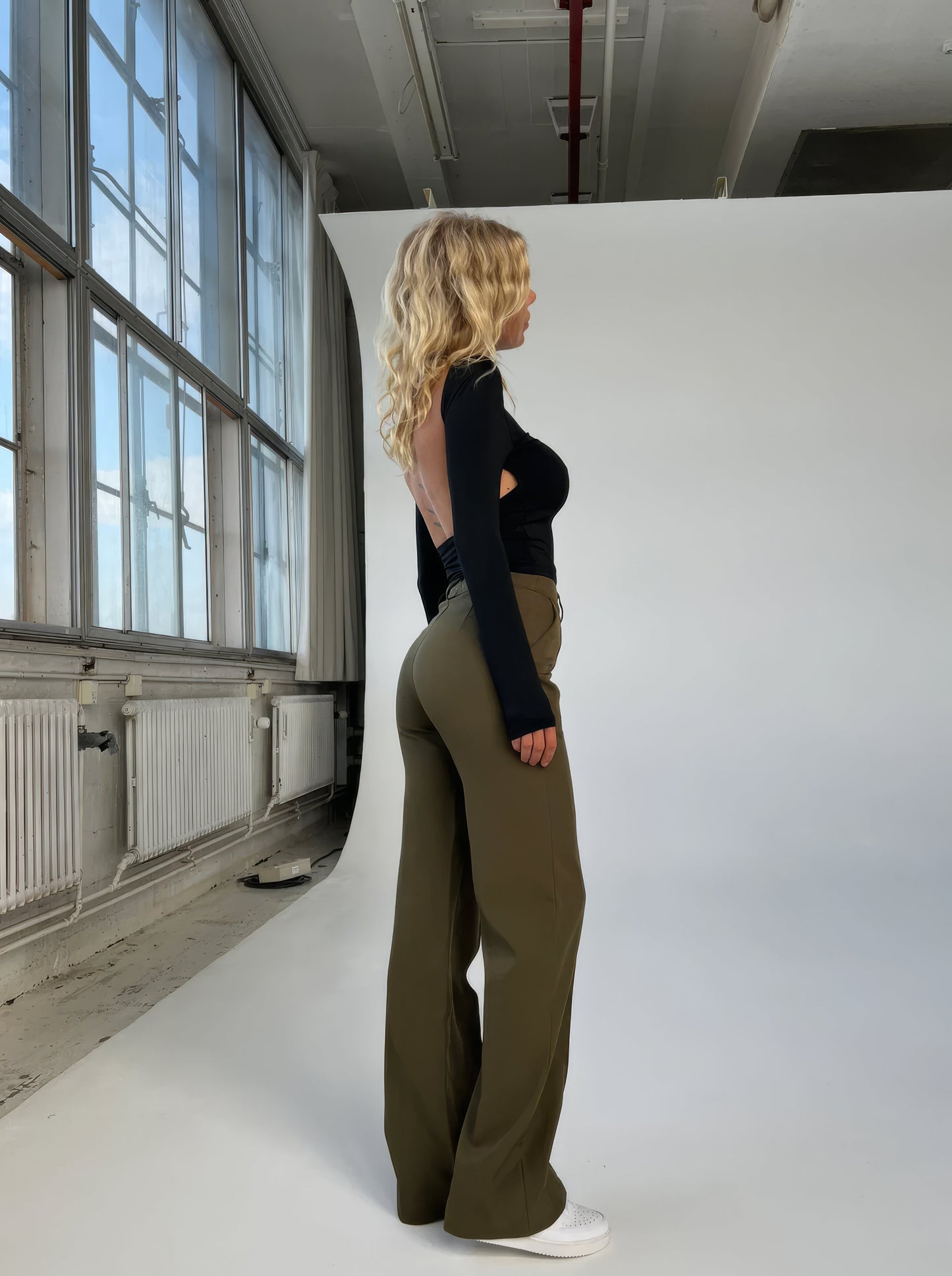 Sophie - High-Waist Pantalon met Rechte Pijpen