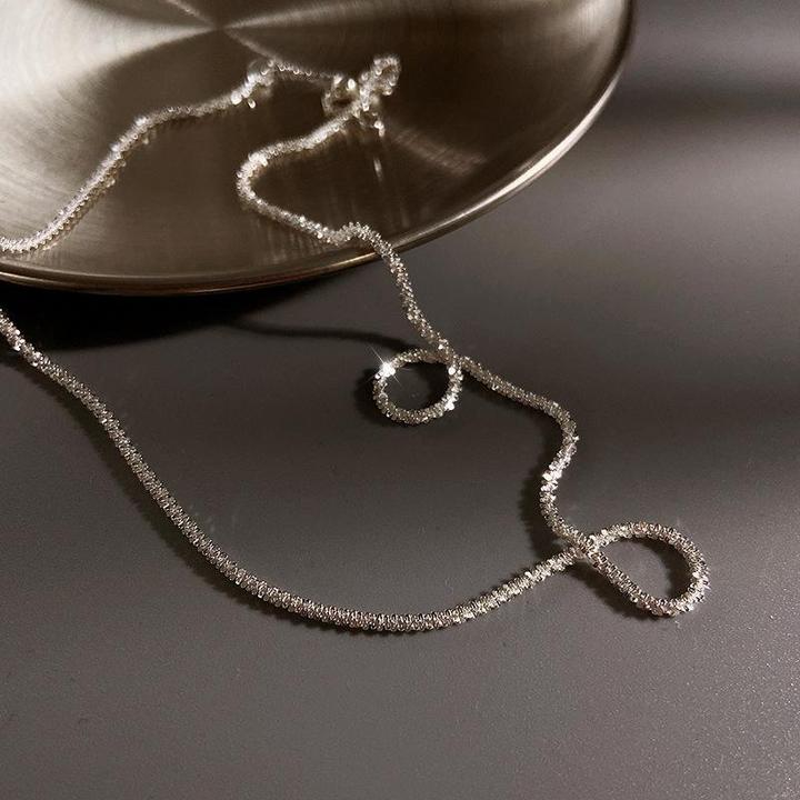 Dames elegante glinsterende ketting met fijne luxe schakel