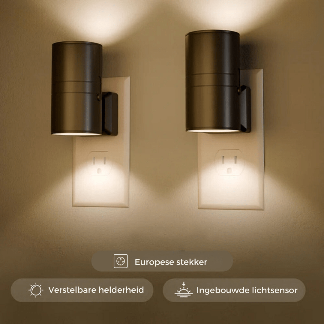 LED Stekkerlamp met Sensor - Dimbaar Nachtlampje