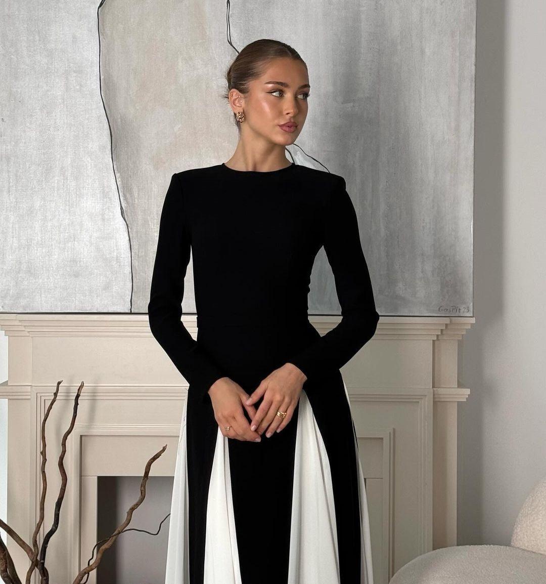 Livia - Chic Maxi Jurk met Vloeiende Pasvorm