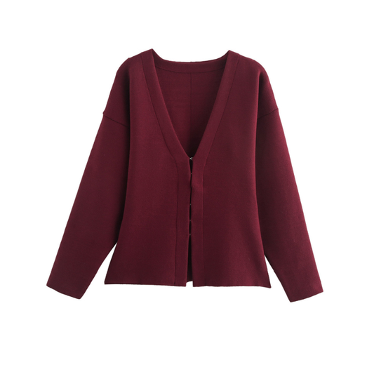 Dames Getailleerde Cardigan – Casual voor Dagelijks Gebruik