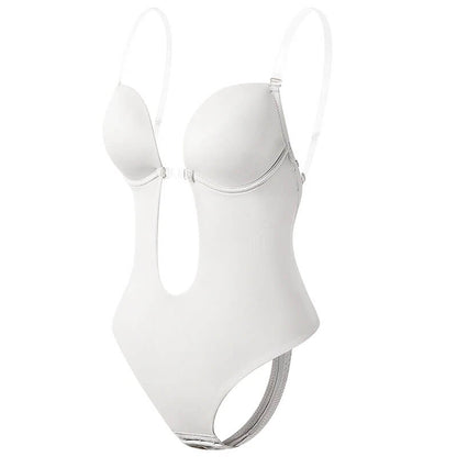 Lina - Diepe V-hals Backless Body Shaper