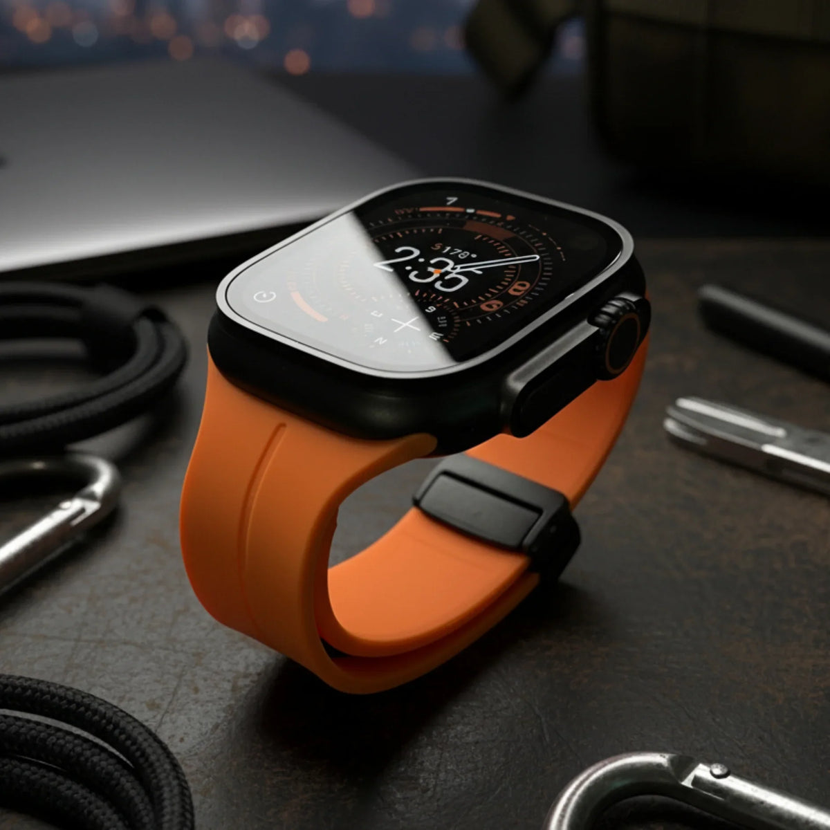 Siliconen Horlogeband met Magneetsluiting - Geschikt voor Apple Watch