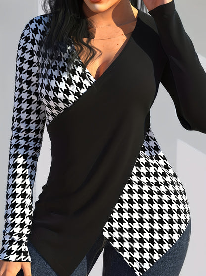 Cyra - Chique Colour Block Top