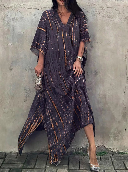 Janne - Zomerse Kaftan Maxi Jurk