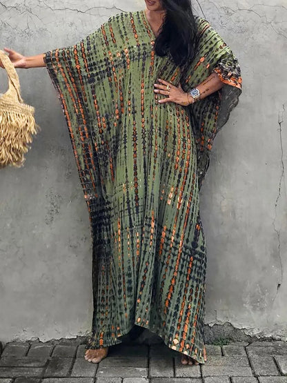 Janne - Zomerse Kaftan Maxi Jurk